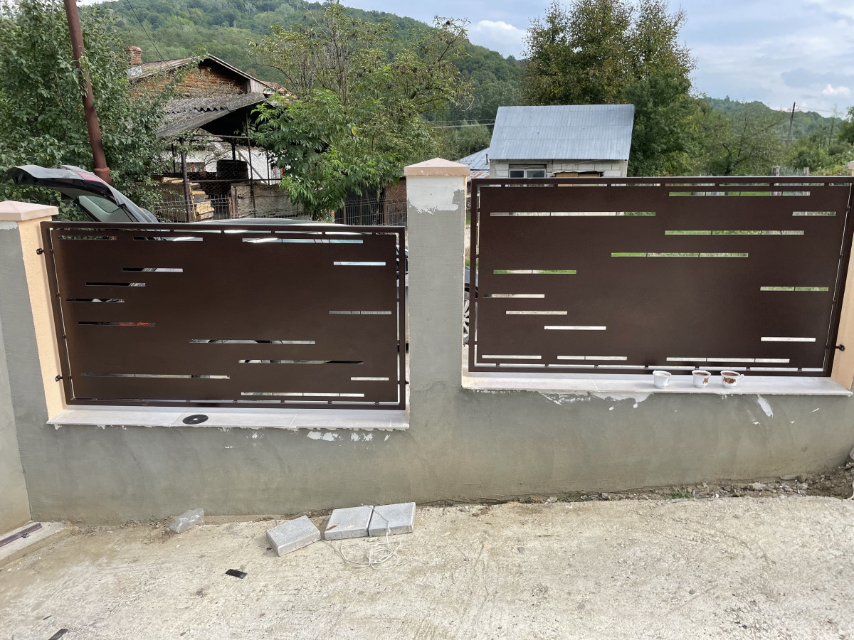 garduri metalice tabla decupata laser